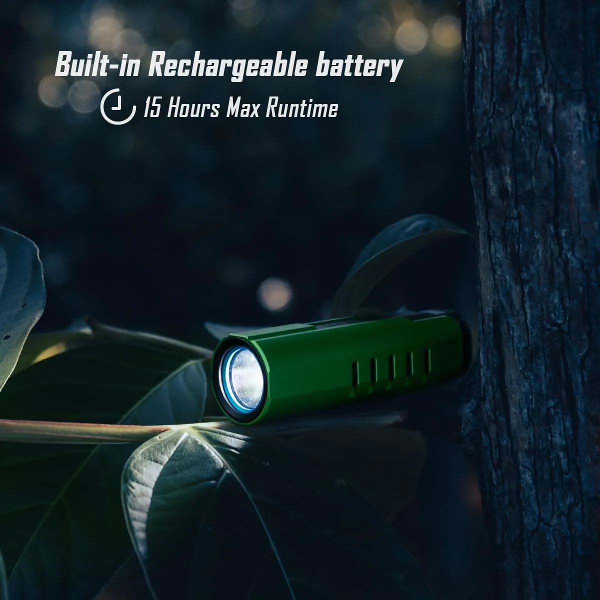 IMALENT LD70 Pocket EDC Flashlight, 4000 Lumens Compact Bright Powerful Flashlights with CREE XHP70.2 LED, Rechargeable Handheld Torch for Camping and Hiking (Fruit Green)