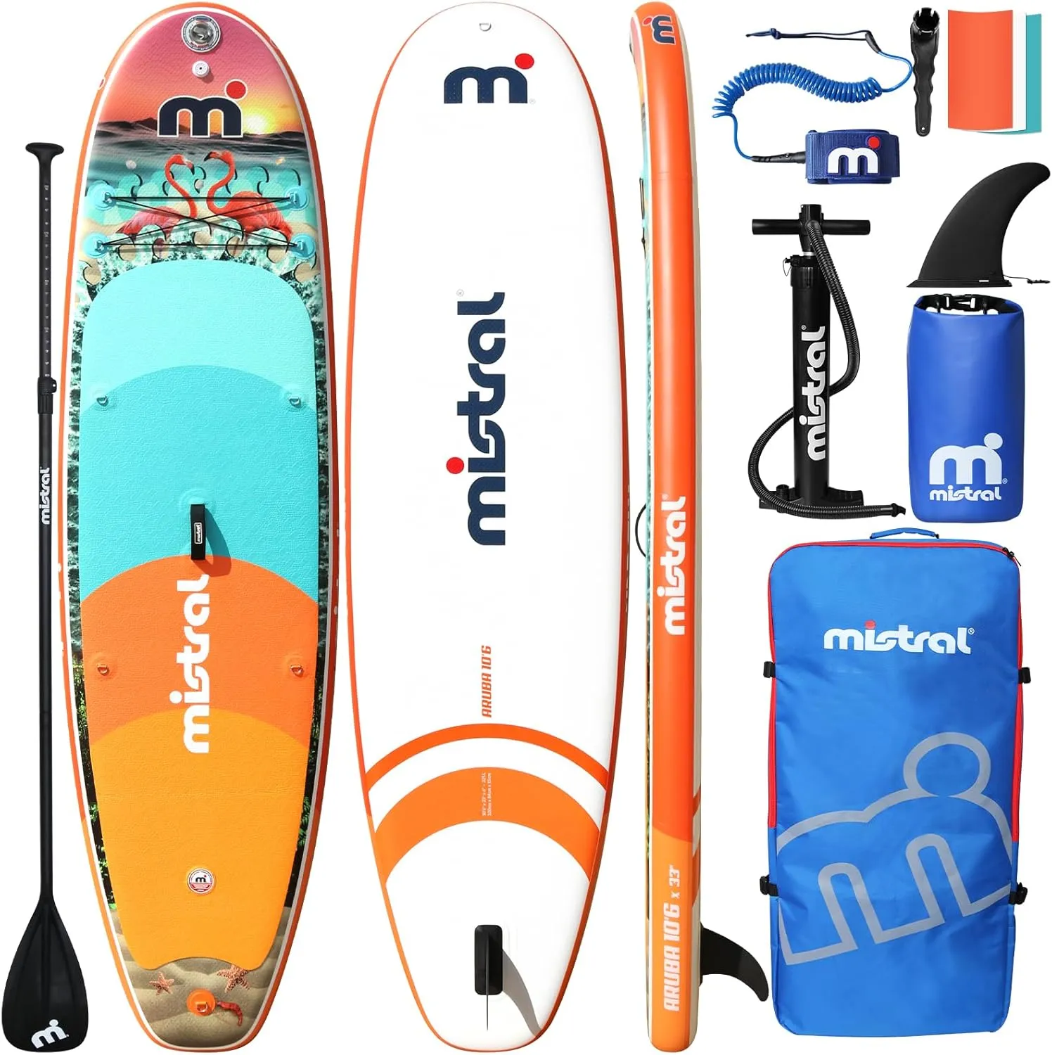 Inflatable Stand Up Paddle Board with Premium SUP Paddleboard Accessories, Surf Control, Ultra-Light Paddle Boards for All Skill Levels, Wide Stable Anti-Slip EVA Deck Beginner Friendly