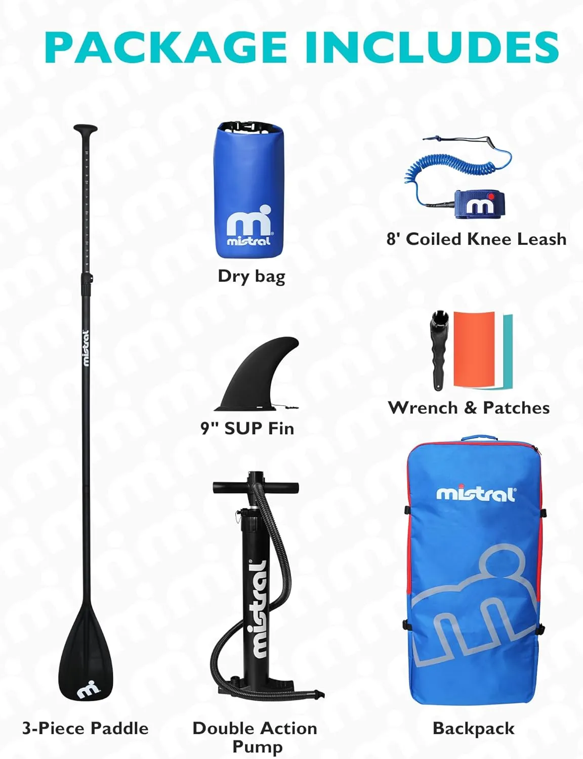 Inflatable Stand Up Paddle Board with Premium SUP Paddleboard Accessories, Surf Control, Ultra-Light Paddle Boards for All Skill Levels, Wide Stable Anti-Slip EVA Deck Beginner Friendly