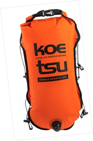 Inflatable Swim Buoy Swim Security Float with Dry Bag, Rest Handle Double Air