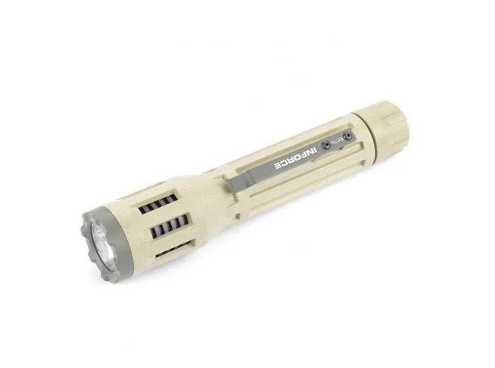 INFORCE 9VX White LED Tactical Flashlight - Desert Sand