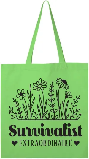 inktastic Survivalist Emergency Preparedness Tote Bag