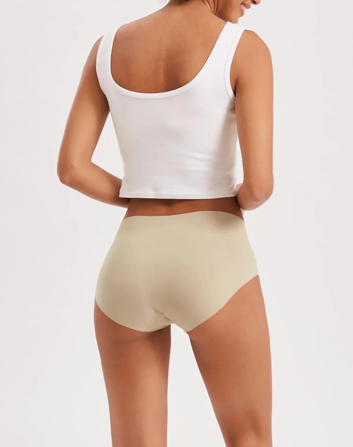 INNERSY Women's Seamless No Show Hipster Panties Invisible Light Underwear 3-Pack