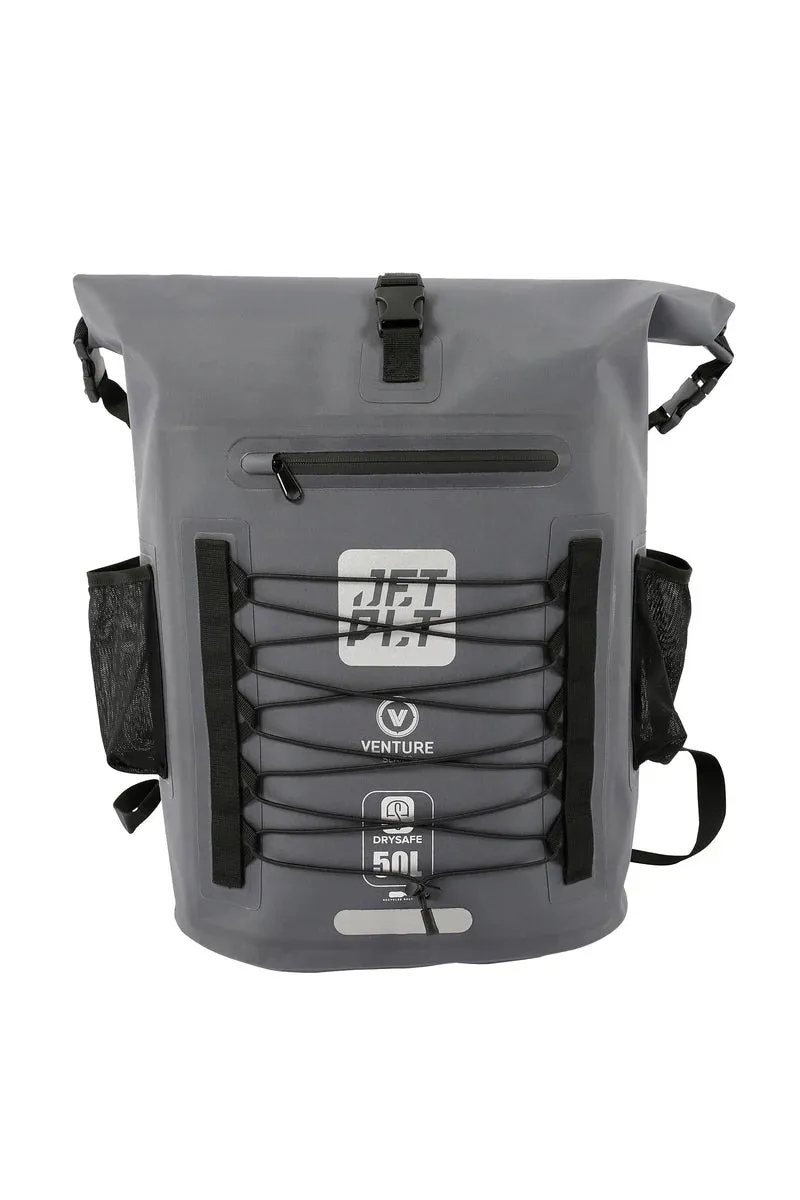 JETPILOT Venture 50L Backpack Waterproof Bag 2025 - Charcoal