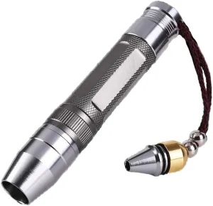 JINYAN Expert Jade Flashlight,Jade Appraisal Light,3 LED Chips 3 Light Sources Multifunctional Two Lamp Heads for Jewelry Appraisal Gemstones Diamond