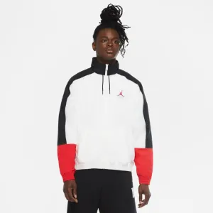 Jordan AJ4 Men's Lightweight Jacket 'White/Black/Red'