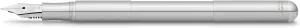 Kaweco SUPRA Fountain Pen Stainless Steel I Exclusive Fountain Pen for Ink Cartridges Including Retro Metal Box I Fountain Pen 16.5 cm I Nib: BB (Extra Broad)