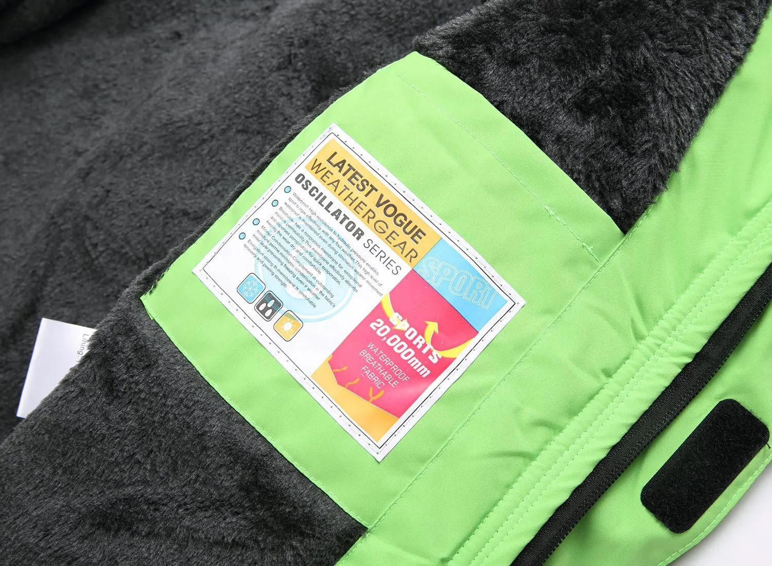 Keevoom Boys Winter Coat Ski Jacket Windproof Kids Snowboard Warm Fleece Snow Coat Waterproof Outdoor Hooded Ski Coats