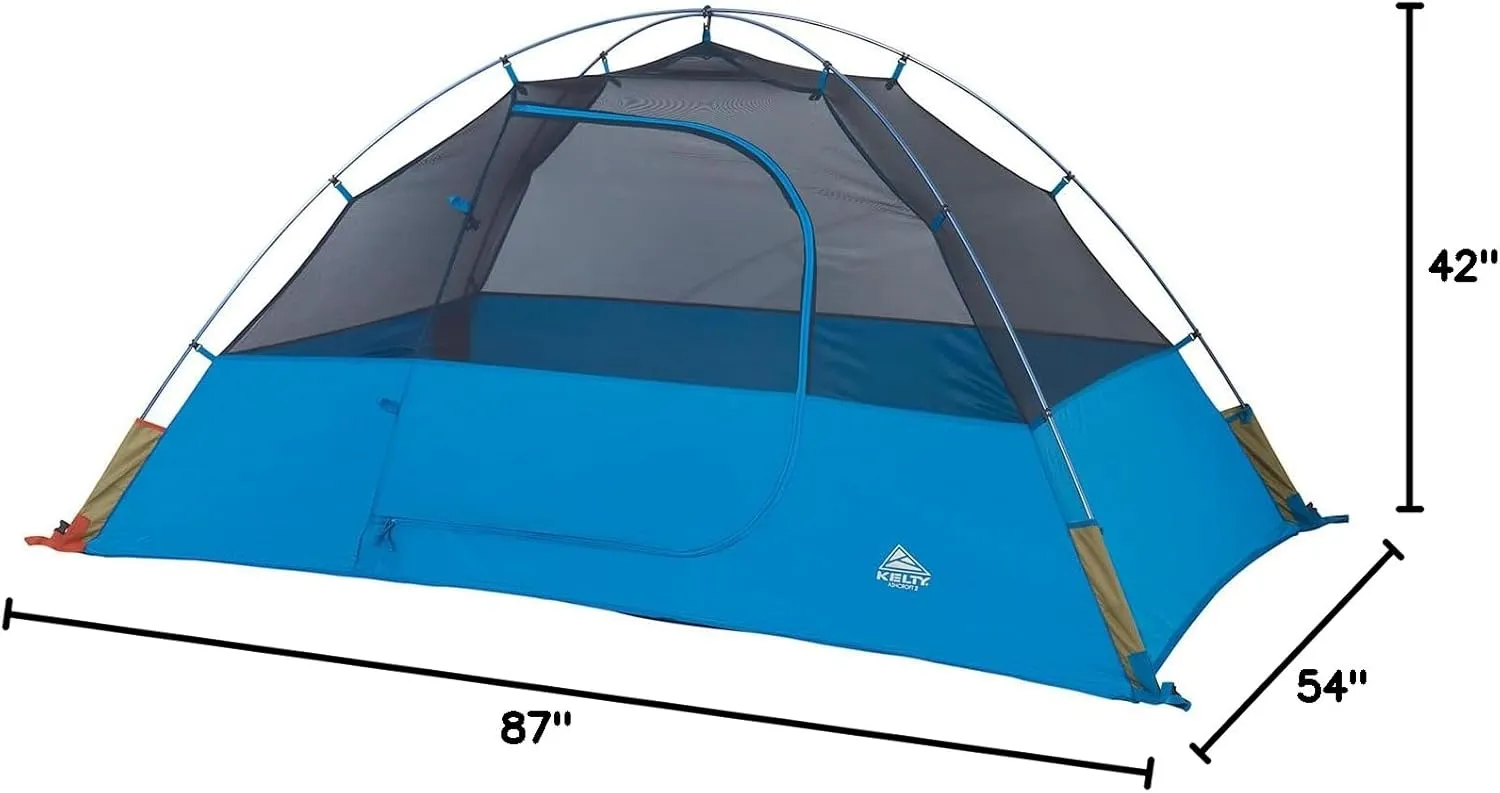 Kelty Ashcroft Camp Tent - 1, 2 or 3 Person Camping Shelter with Full Coverage Rainfly, Lightweight Aluminum Poles, Camping Backpacking Festival Shelter