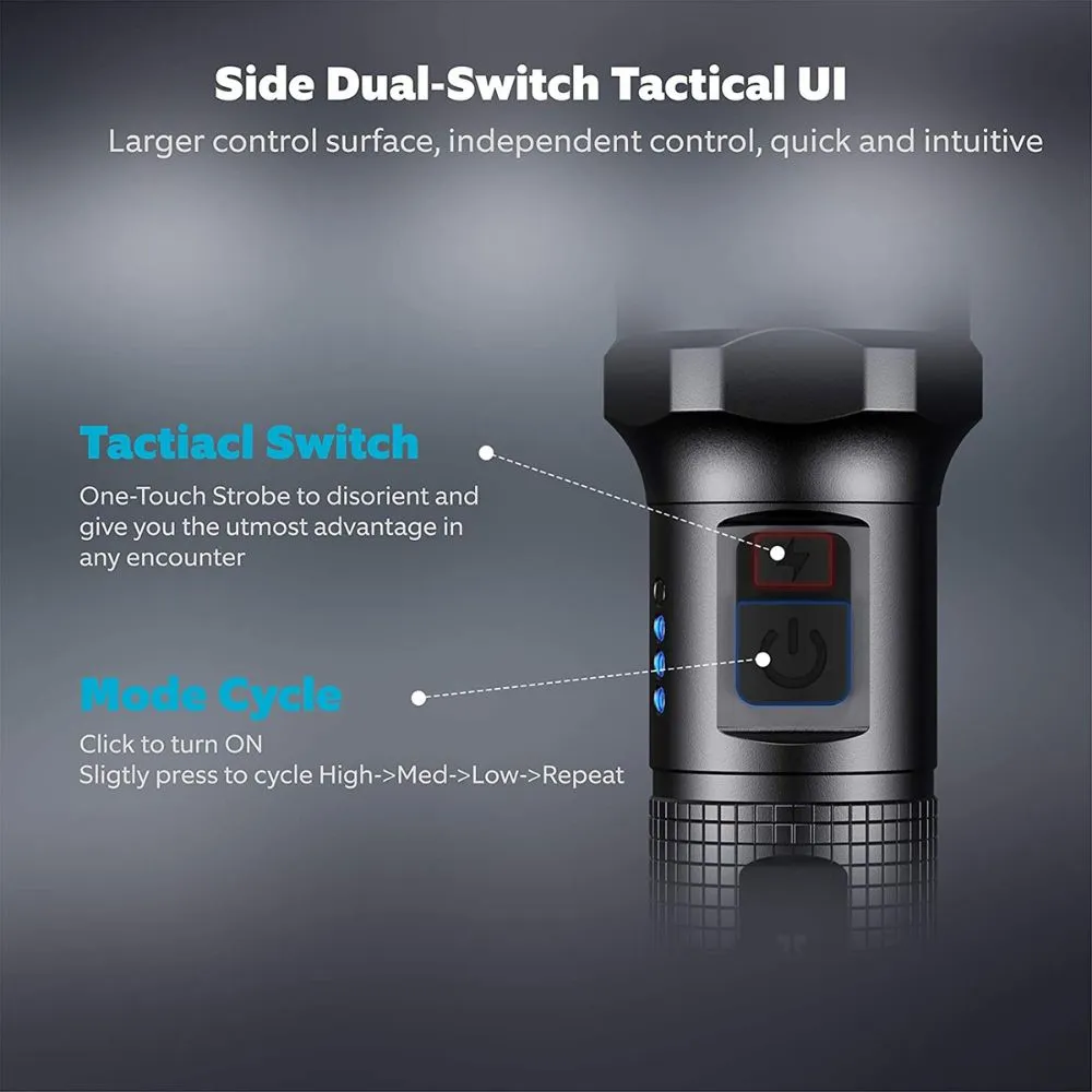 Klarus A1 Rechargeable Tactical Flashlight