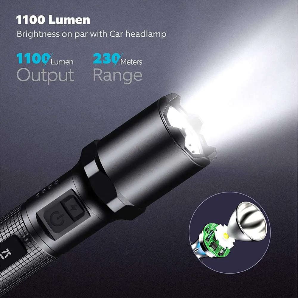 Klarus A1 Rechargeable Tactical Flashlight