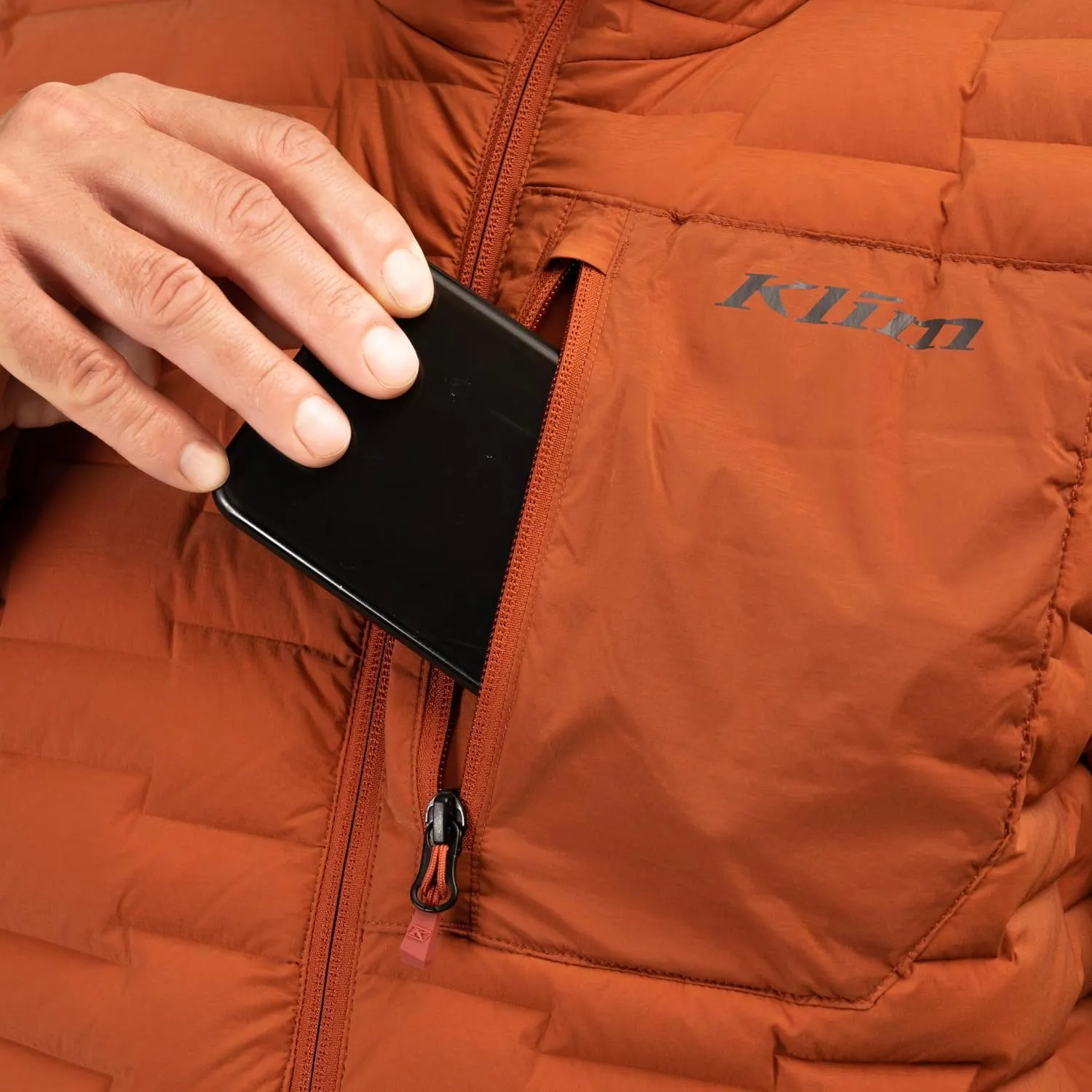 KLIM Men's Boulder Stretch Down Hooded Jacket