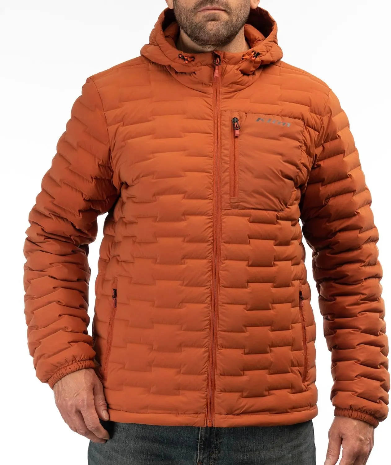 KLIM Men's Boulder Stretch Down Hooded Jacket