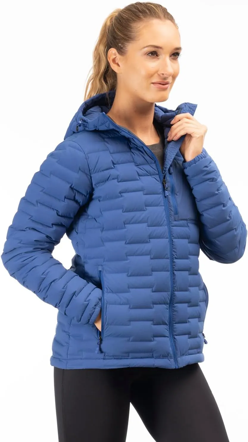 KLIM Women's Luna Stretch Down Hooded Jacket
