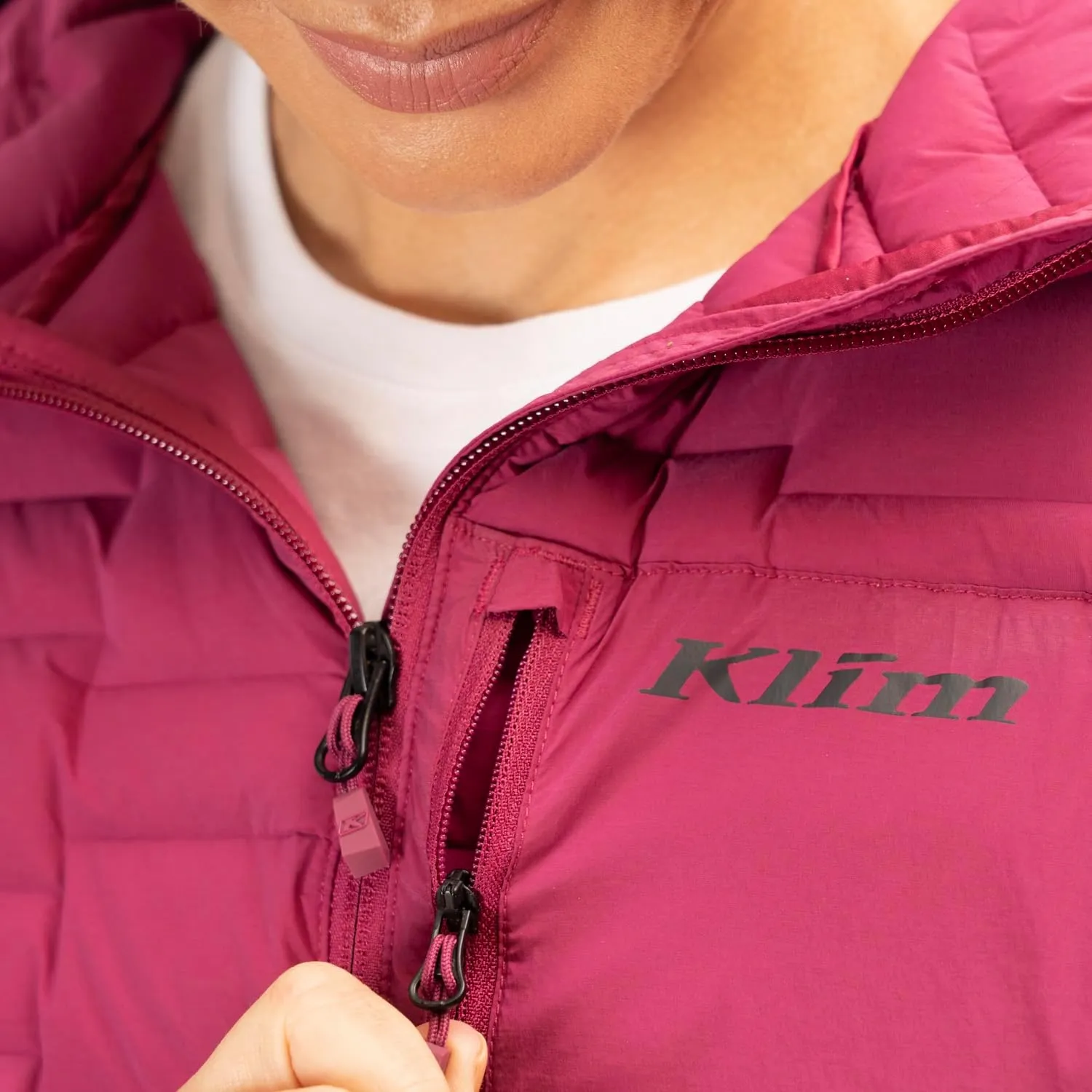 KLIM Women's Luna Stretch Down Hooded Jacket