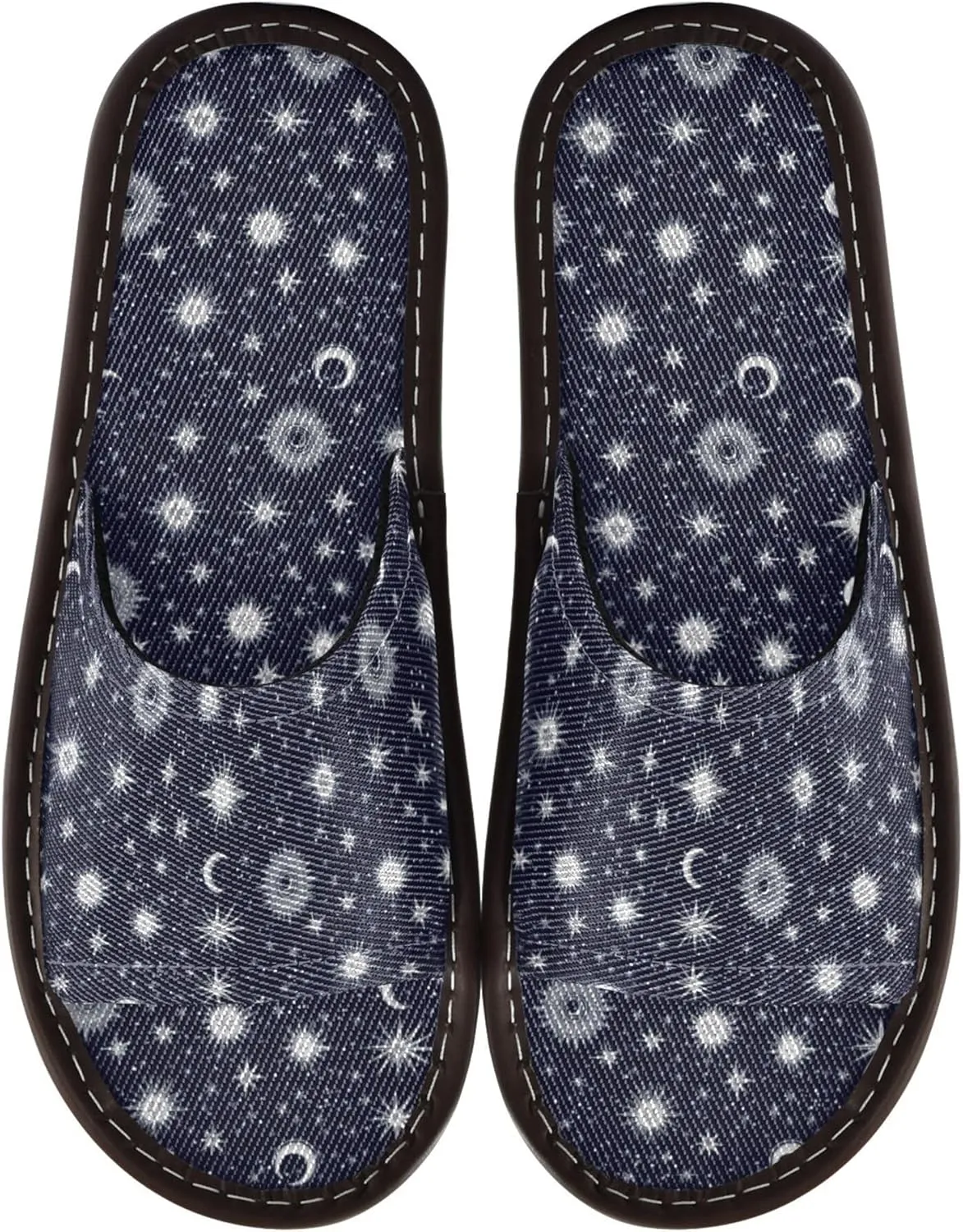 KLL Slippers for Women Men Indoor and Outdoor Reusable Cute Bedroom Shoes for Hotel Travel Party