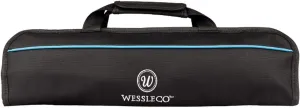 Knife Roll, 5-Pocket Chef’s Knife Roll Bag, Knife Bag, Chef Knife Case Nylon Portable Chef Carrying Travel Bag Pouch, Blue(Knives not Included)