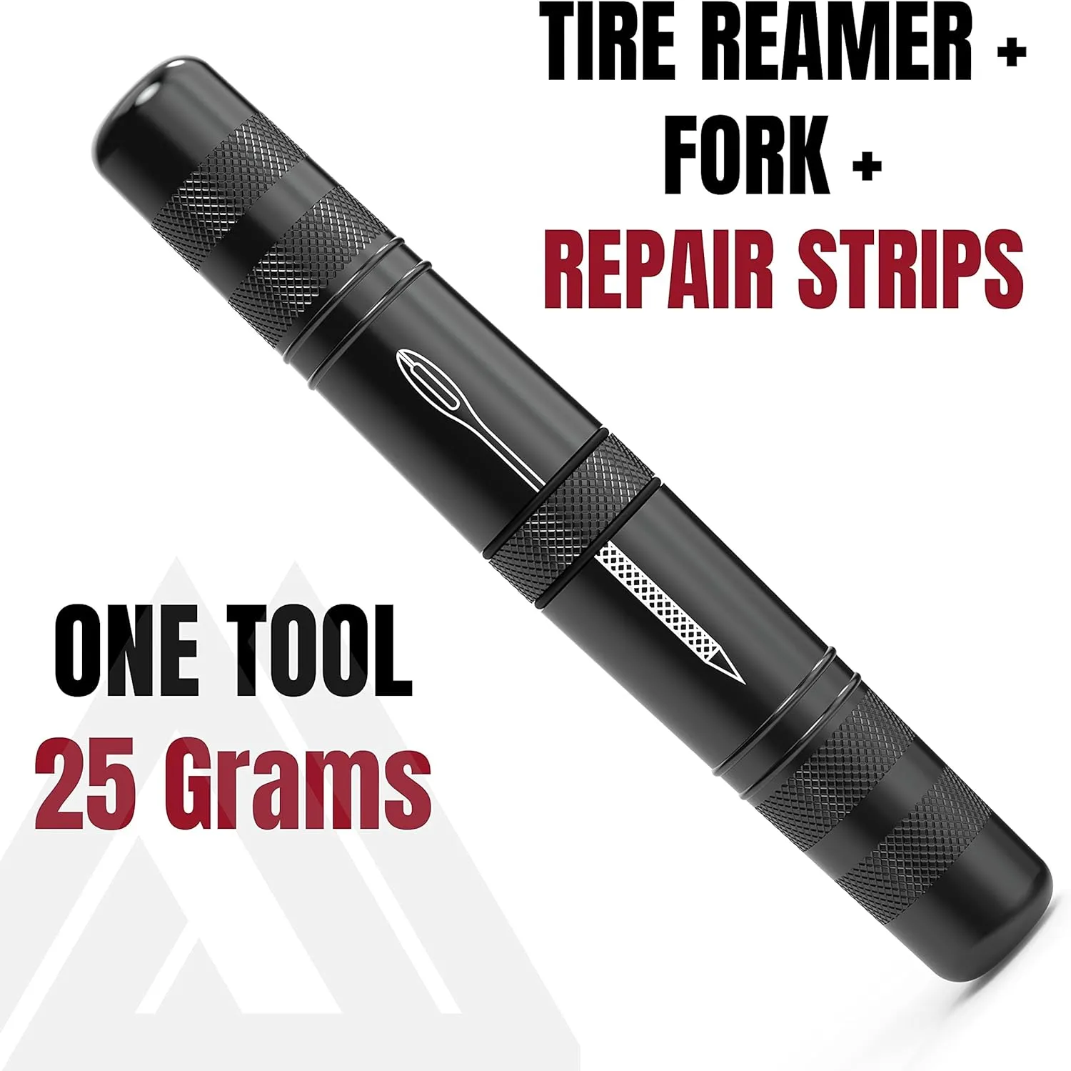 KOM Cycling Tubeless Tire Repair Kit for Bikes 8 Colors! Fixes Mountain Bike and Road Bicycle Tire Punctures