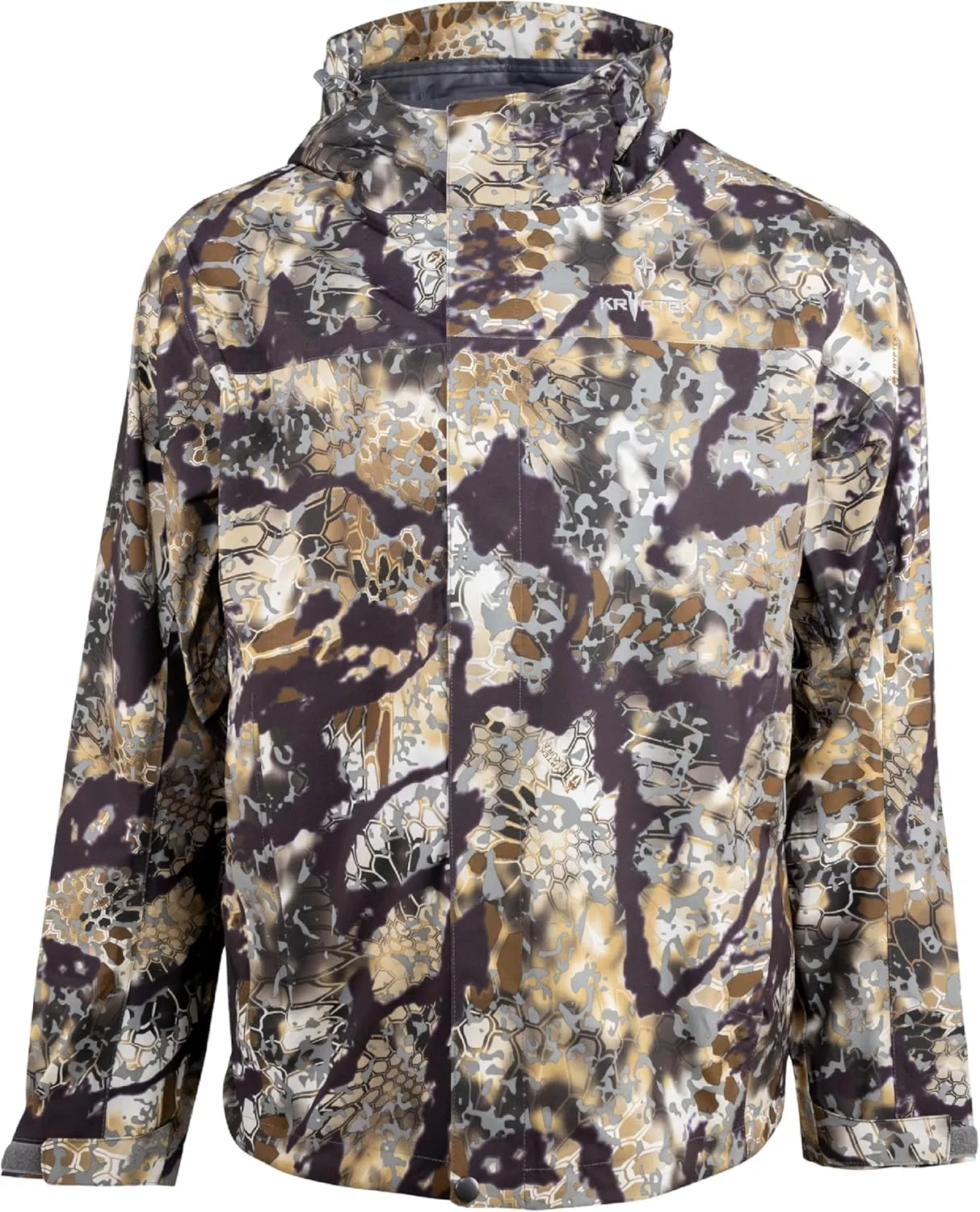 Kryptek Men’s Jupiter Waterproof, Breathable, Packable Camo Hunting Jacket