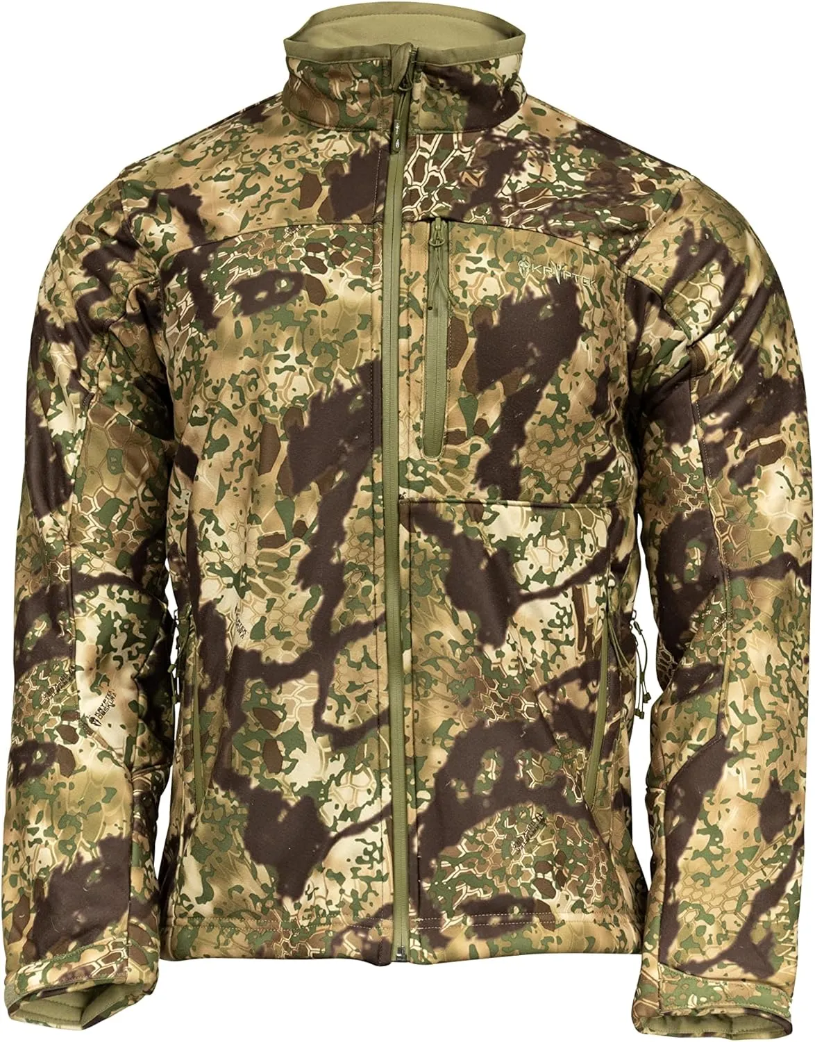 Kryptek Men’s Njord Hunting Jacket, Windproof camo soft shell jacket