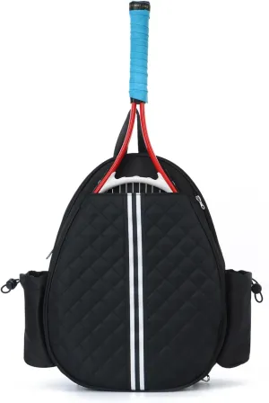 KUANG! Tennis Bag for Women Men Quilted Tennis Crossbody Backpack Tennis Racket Bag Suitable for Pickleball Tennis Badminton