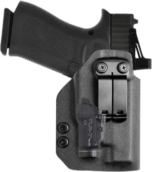 kydex IWB Holster for Glock 43x 48 Mos Sig Sauer P365 P365XL with Streamlight Sub TLR-7 500 Lumens Pistol Light Flashlight