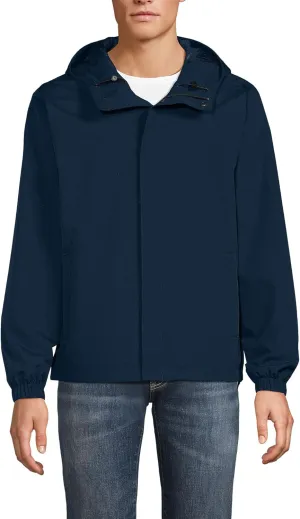 Lands' End Men's Squall Waterproof Packable Rain Jacket