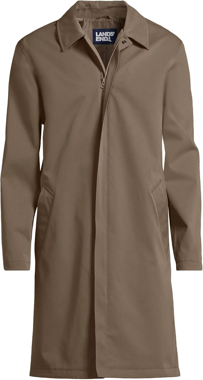 Lands' End Men's Waterproof Mac Raincoat