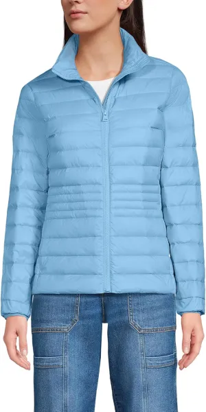Lands' End Women's Wanderweight Ultralight Packable Down Jacket