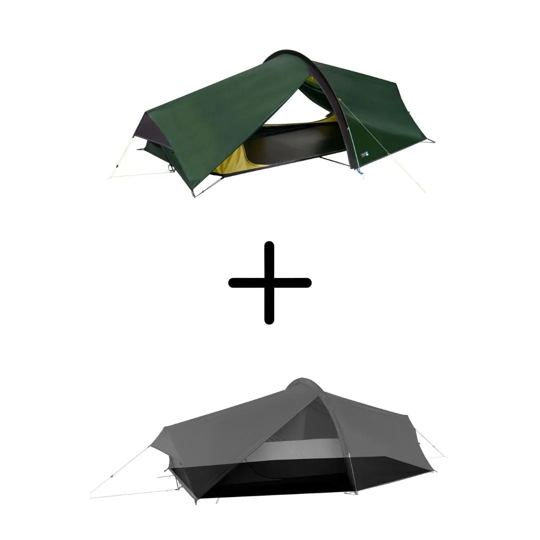 Laser Compact 2 ECO Backpacking Tent   Footprint Bundle