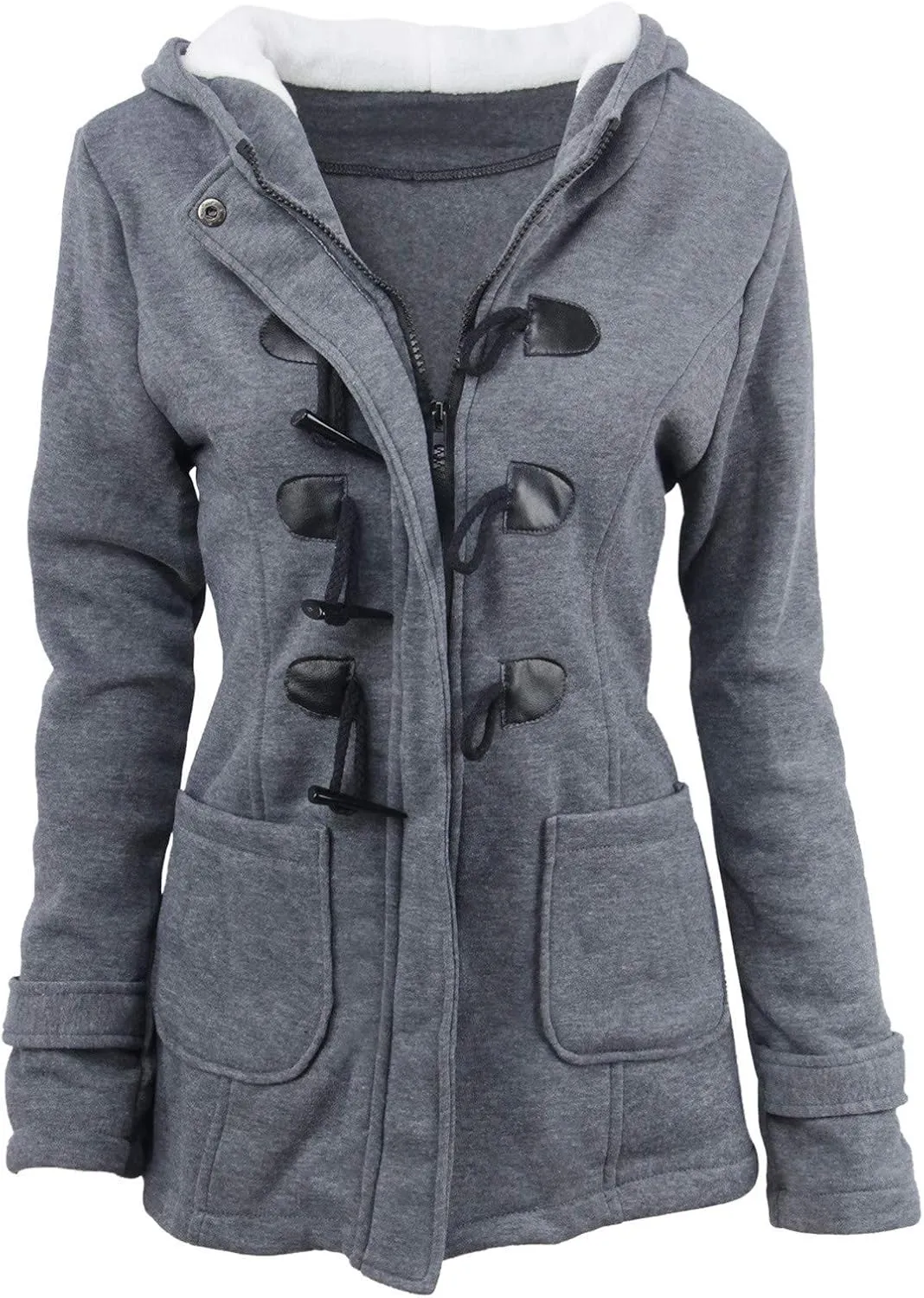 LCMTWX Women Oversized Fleece Lined Raincoat Windproof Outdoor Coat Plus Women's Coat Outdoor Mountain Jackets Rain Jacket