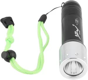 LED Dive Torch, 6000LM Waterproof Flashlight, 100M Underwater Photography Fill Light with 3 Adjustable Lighting Modes for Diving, Mountaineering, Camping