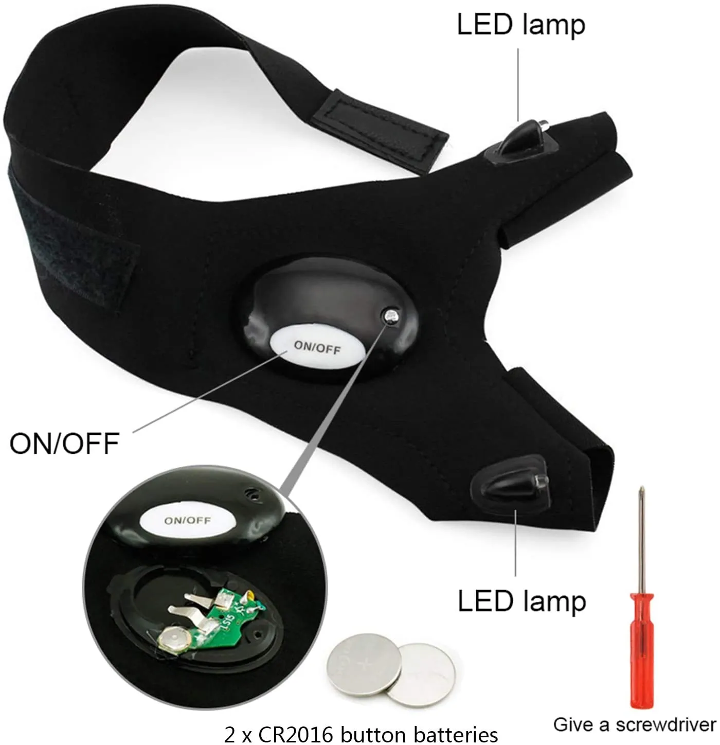 LED Flashlight Glove Gifts for Men Father Day Outdoor Fishing Gloves