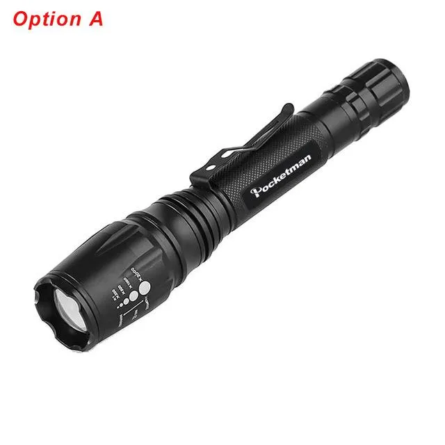 LED Flashlights Torch 7000LM XM-L2 zoomable led torch For 2x18650 batteries aluminum bicycle flashlight light tactical z35