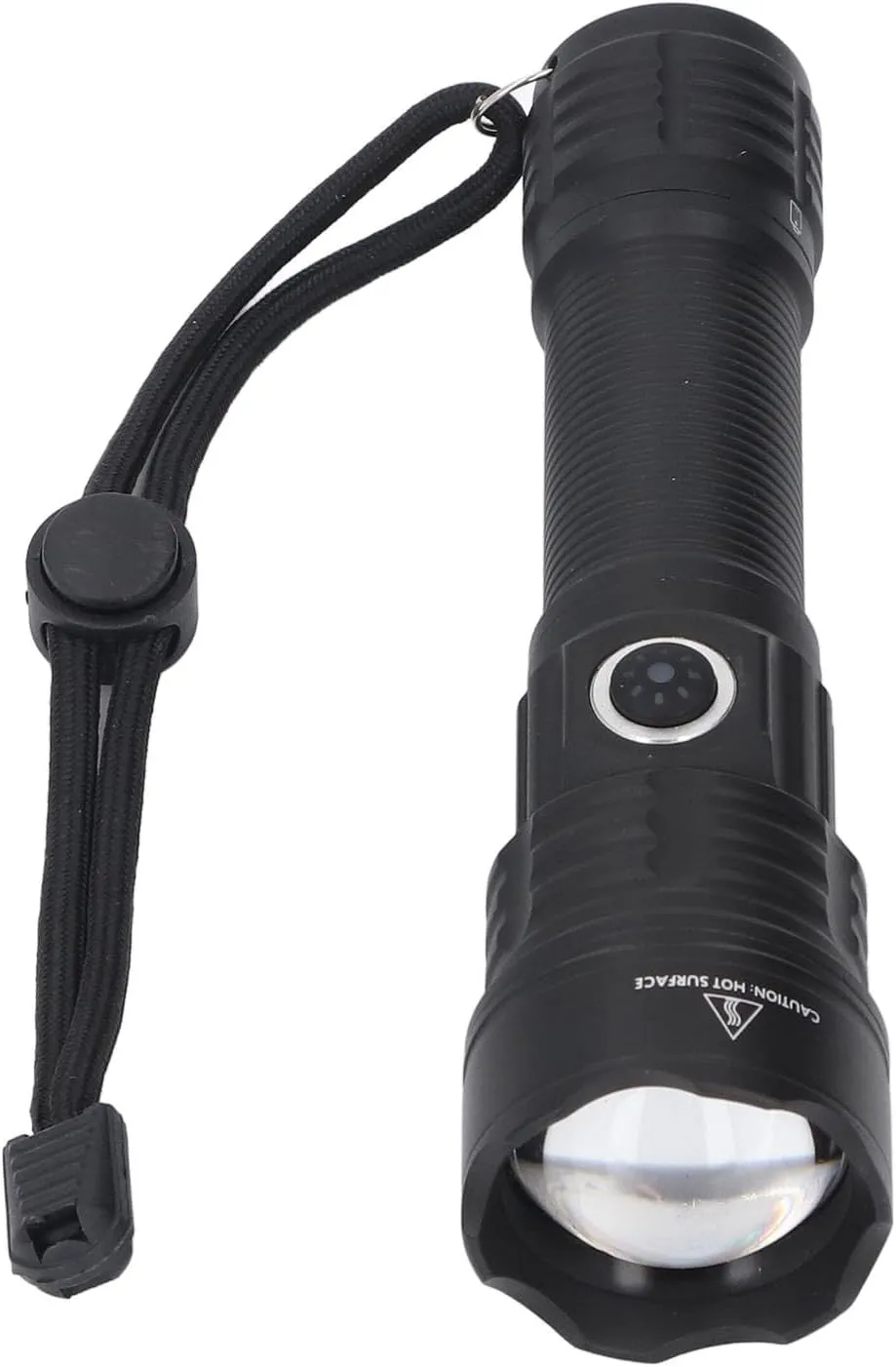 LED Light with Offset Rail Led Flashlight Zoomable 1200LM Super Bright 3 Modes IP65 Water Flashlight for Camping Hiking Outdoor White Light