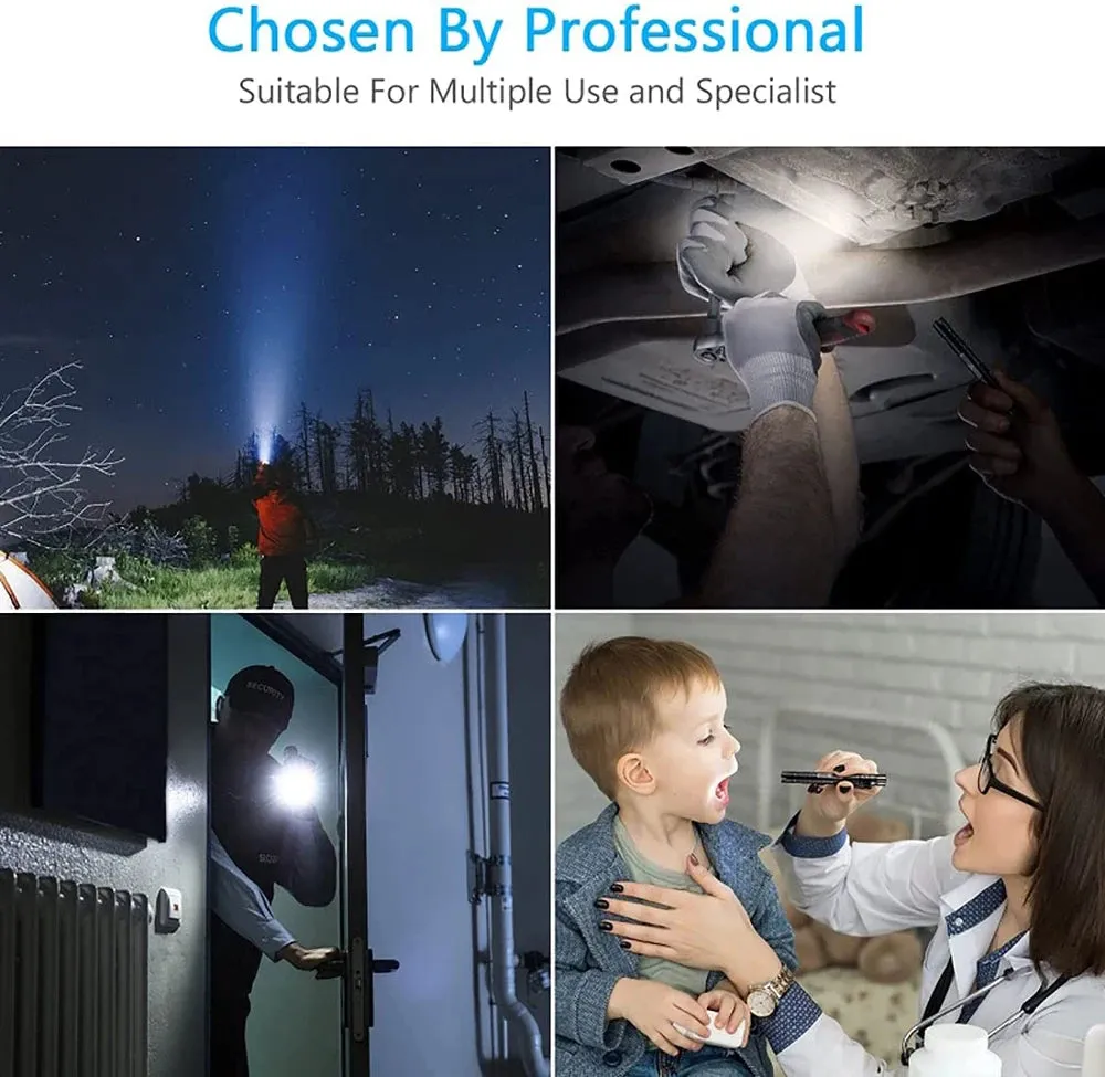 LED Pocket Pen Light Flashlight
