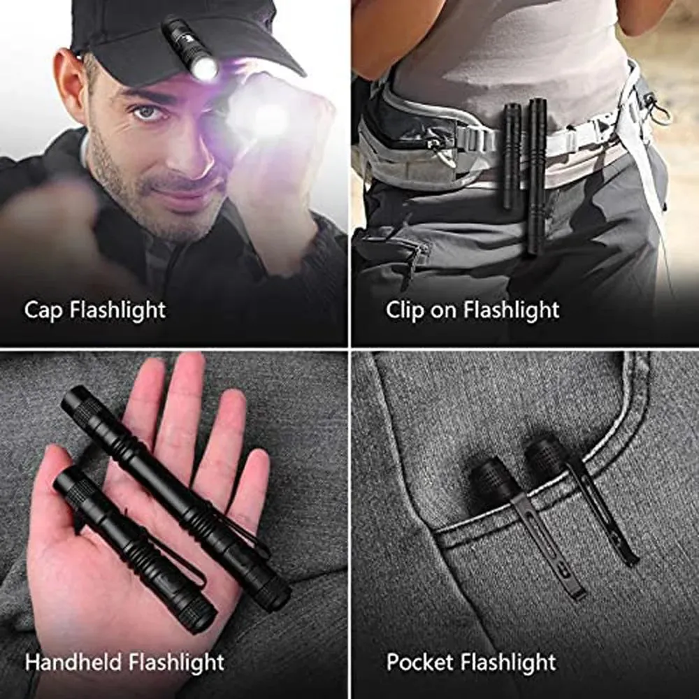 LED Pocket Pen Light Flashlight