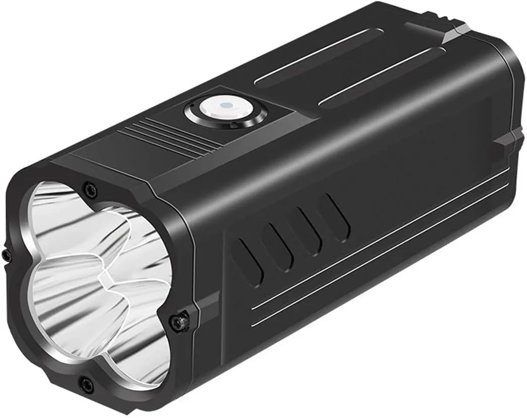 LED Tactical Flashlight - High Lumen, Zoomable, 5 Modes,led Outdoor high Power Super Bright Long Shot, Outdoor Gear, Emergency Flashlights