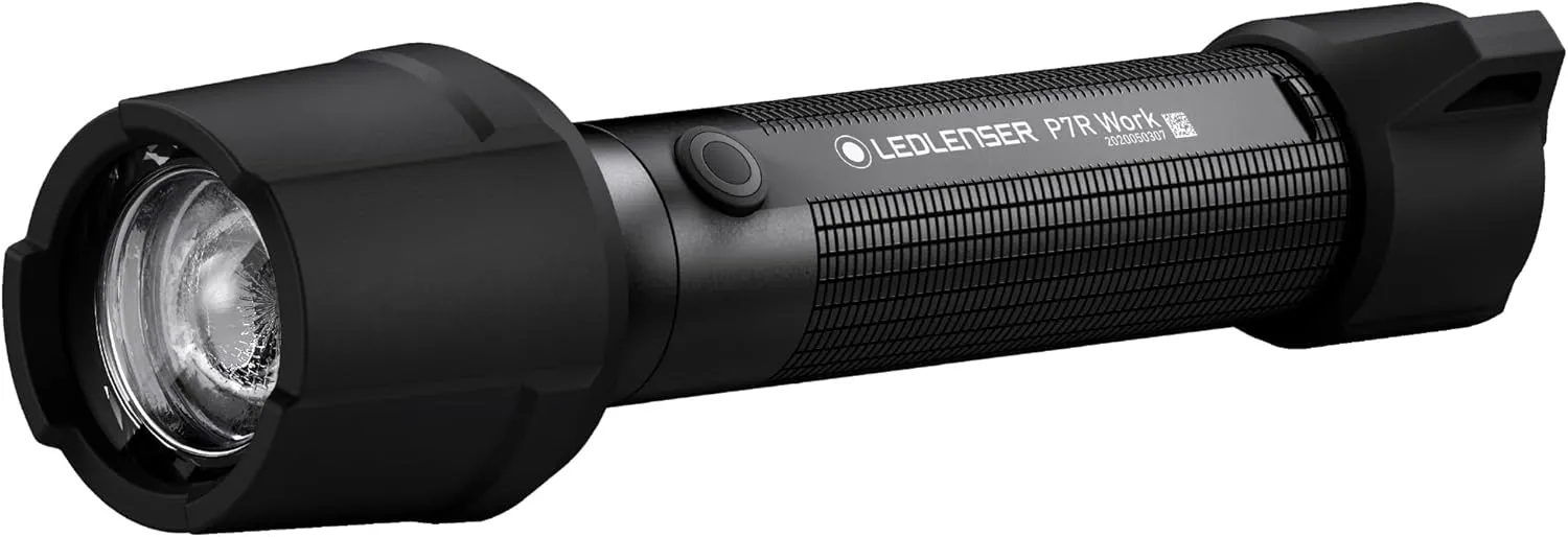Ledlenser, P17R Core Rechargeable Flashlight, LED Light for Home and Emergency Use, Black