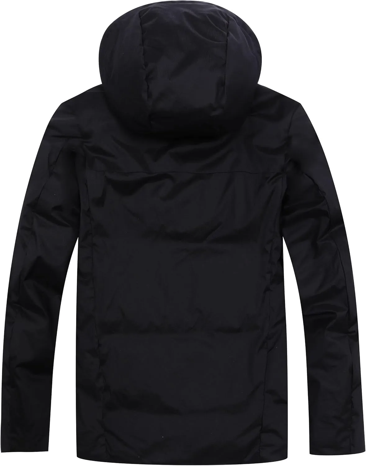 Lesmart Men’s Down Jacket Puffer Winter Jacket with Hooded Packable Lightweight Windproof Insulated Warm Coat