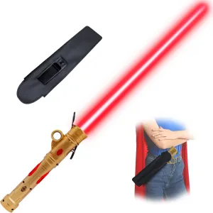 Light Up Saber for Kids, LED Light Swords Set with 25 Color Changing Electronic Lights &FX Sound for Galaxy War Fighter Warriors, Dress Up Parties (with Belt Clip)