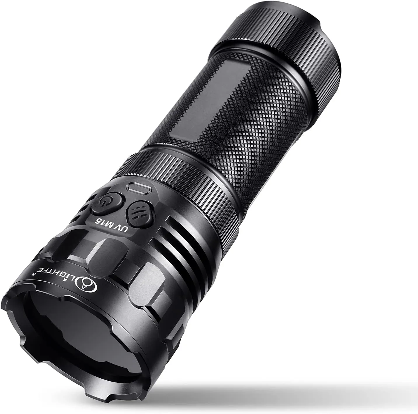 LIGHTFE 20000mW Output 365nm UV Light Flashlight Utilizes LG LED Sources 3in1, Equips with Special Filter Lens, Apply for Medical, Chemical, Bioinstrumentation, Rock and Mineral