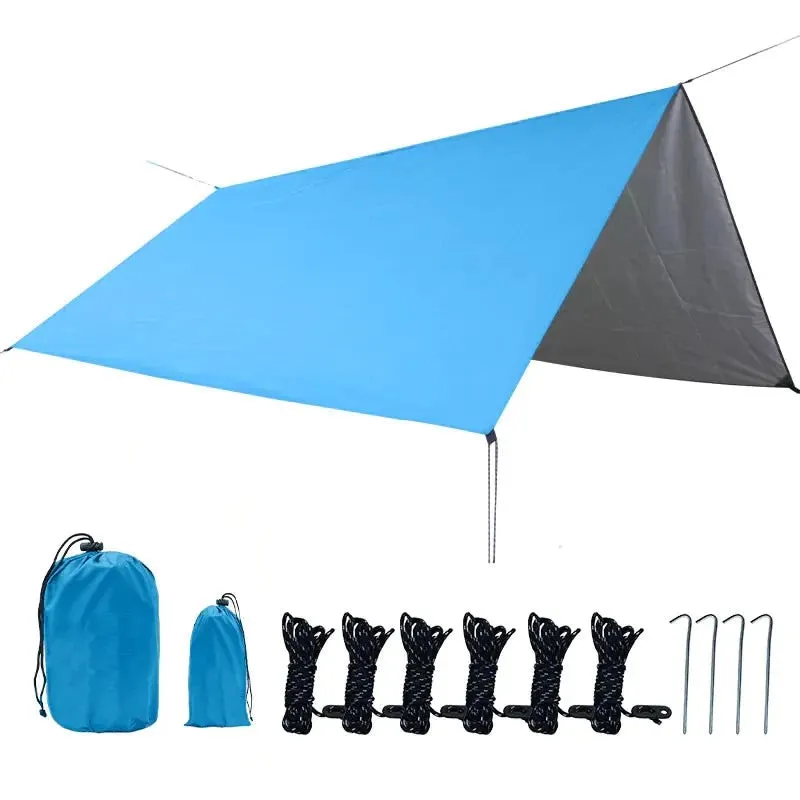 Limited time Waterproof Coated 4 to Camping for Spacious Outdoor People Silver Lightweight Square Trackable 3 Tent
