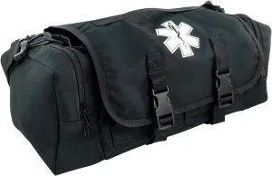 LINE2design First Aid Medical Bag - EMT Paramedic Economical Tactical First Responder Trauma Bag Empty – Multipurpose EMS Bag for Emergency Medical Supplies – Black