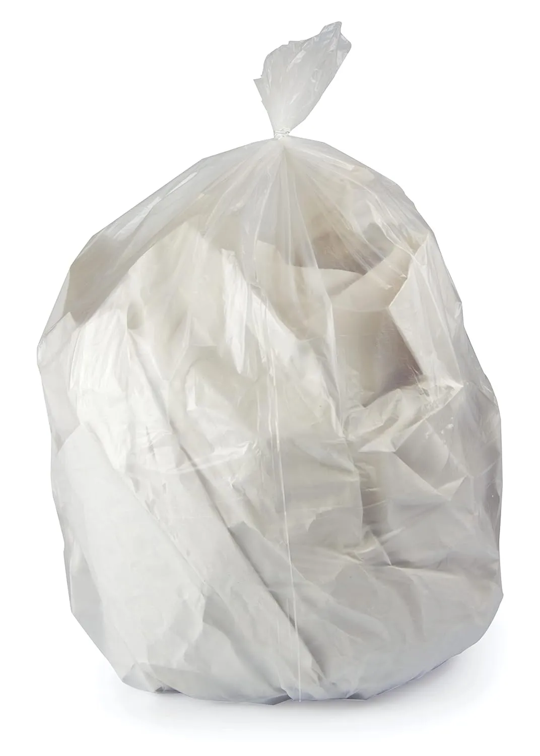 LINER CLEAR 33X40 500CT 33 GAL HDPE ROLL 11MIC