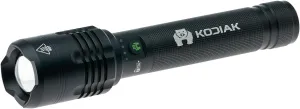 LitezAll Kodiak Kiran 10,000 Lumen Tactical Flashlight, Ultra Bright Rechargeable LED Flashlight with Safety Lock, IPX4 Water Resistant, Drop Tested Rugged Flashlight for Emergency Camping Outdoor Use
