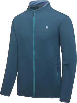 Little Donkey Andy Men's Lightweight Running Warm Jacket Full Zip Fleece Lined Windproof Jacket for Outdoor Casual