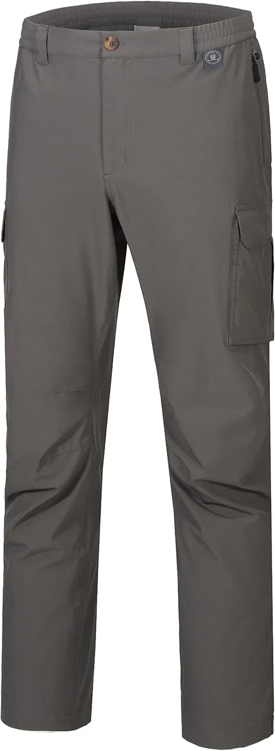 Little Donkey Andy Mens Waterproof Rain Hiking Pants Lightweight Quick Dry Outdoor Mountain Pants