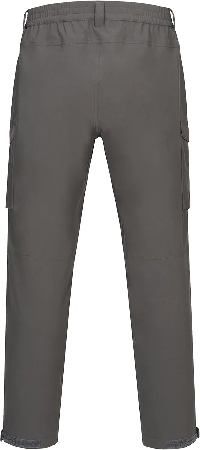 Little Donkey Andy Mens Waterproof Rain Hiking Pants Lightweight Quick Dry Outdoor Mountain Pants