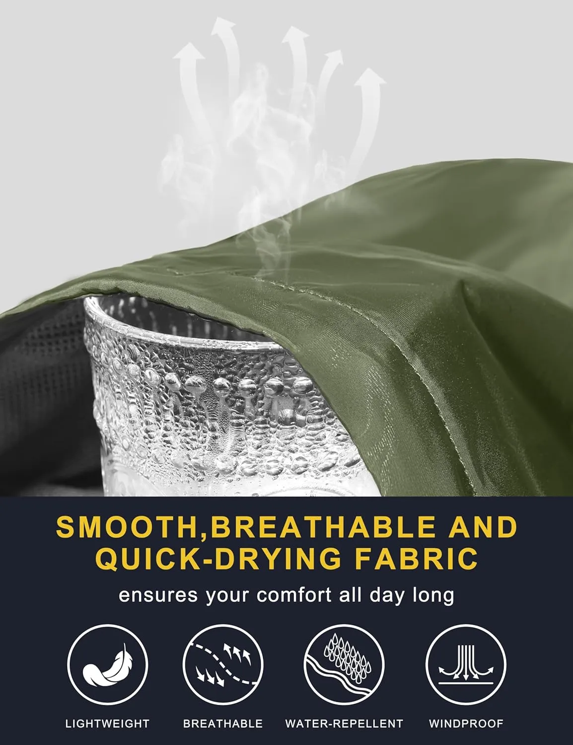 Little Donkey Andy Womens Windbreaker Jacket with Hood, Water Repellent Light Jacket for Women Wrinkle Reduction